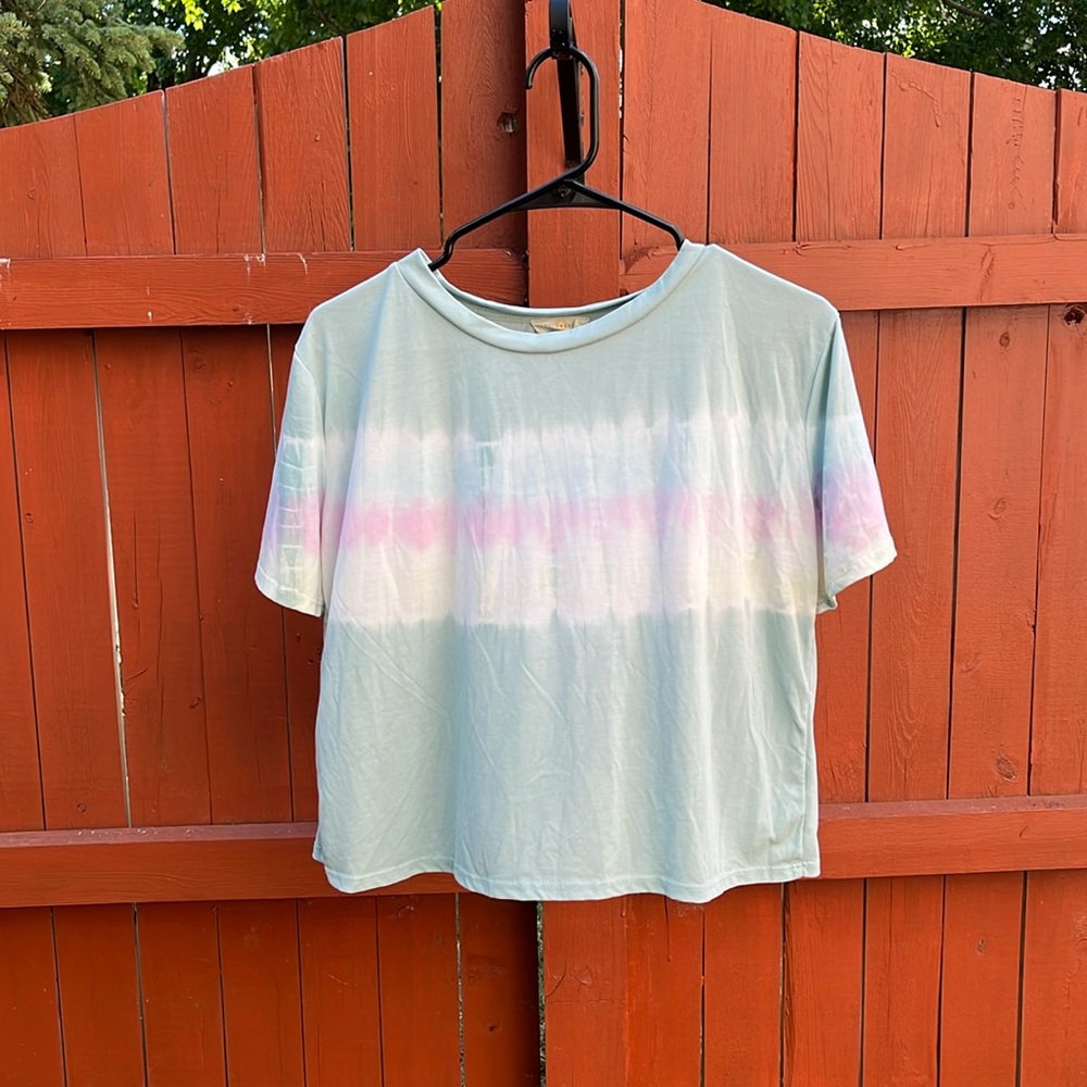 Tye dye crop top